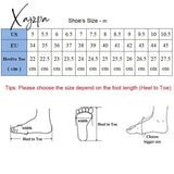 Xajzpa - 2023 Woman Boots Fashion Waterproof Winter Shoes Zipper Pu Leather Knee High Non-Slip