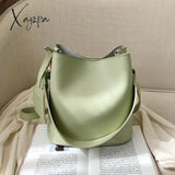 Xajzpa - 2Piece/Set Fashion Designer Pu Leather Women’s Handbags Good Casual Ladies Tote Female