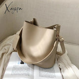 Xajzpa - 2Piece/Set Fashion Designer Pu Leather Women’s Handbags Good Casual Ladies Tote Female