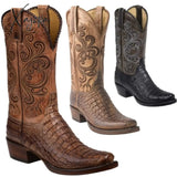 Xajzpa - 3 Color Fashion Men Women Retro Embroidered Cowboy Boots Pu Western Square Toe Plus Size