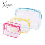 Xajzpa - 3Pcs Pvc Travel Transparent Cases Clothes Toiletries Storage Bag Box Luggage Towel