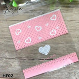 Xajzpa - 50/100Pcs 10*10Cm Love Cute Plastic Bags Self Adhesive Package Bag Wedding Birthday Party