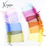 Xajzpa - 50Pcs/Lot (4 Size) Organza Gift Bag Jewelry Packaging Wedding Party Goodie Packing Favors