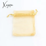 Xajzpa - 50Pcs/Lot (4 Size) Organza Gift Bag Jewelry Packaging Wedding Party Goodie Packing Favors