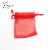 Xajzpa - 50Pcs/Lot (4 Size) Organza Gift Bag Jewelry Packaging Wedding Party Goodie Packing Favors