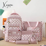 Xajzpa - 5Pcs/Set Backpack For Boys Girls School Teenager Student Rucksack Shoulder Bag Pencil Bags