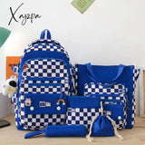 Xajzpa - 5Pcs/Set Backpack For Boys Girls School Teenager Student Rucksack Shoulder Bag Pencil Bags