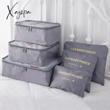 Xajzpa - 8Pcs Set Travel Organizer Storage Bags Suitcase Packing Cases Portable Luggage Clothes