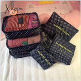 Xajzpa - 8Pcs Set Travel Organizer Storage Bags Suitcase Packing Cases Portable Luggage Clothes