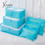 Xajzpa - 8Pcs Set Travel Organizer Storage Bags Suitcase Packing Cases Portable Luggage Clothes