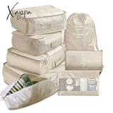 Xajzpa - 8Pcs Set Travel Organizer Storage Bags Suitcase Packing Cases Portable Luggage Clothes