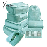 Xajzpa - 8Pcs Set Travel Organizer Storage Bags Suitcase Packing Cases Portable Luggage Clothes