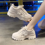 Xajzpa - Ankle Snow Sneakers Woman Female Fashion Pu Plush Winter Shoes For Women Platform Flats