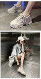 Xajzpa - Ankle Snow Sneakers Woman Female Fashion Pu Plush Winter Shoes For Women Platform Flats