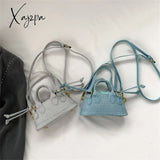 Xajzpa - Autumn Mini Shell Pu Leather Shoulder Crossbody Bags For Women 2023 Fashion Design Female