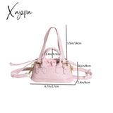 Xajzpa - Autumn Mini Shell Pu Leather Shoulder Crossbody Bags For Women 2023 Fashion Design Female