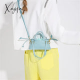 Xajzpa - Autumn Mini Shell Pu Leather Shoulder Crossbody Bags For Women 2023 Fashion Design Female