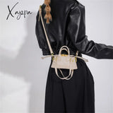 Xajzpa - Autumn Mini Shell Pu Leather Shoulder Crossbody Bags For Women 2023 Fashion Design Female