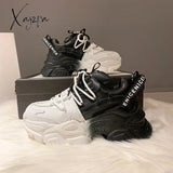 Xajzpa - Autumn Women Chunky Sneakers New Design Colorful Woman Shoes Thick Sole Fashion Girls