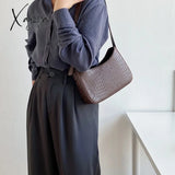 Xajzpa - Bags For Women Fashion Pu Leather Zipper Underarm Bag Ladies Simple Design Casual Travel