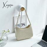 Xajzpa - Bags For Women Fashion Pu Leather Zipper Underarm Bag Ladies Simple Design Casual Travel