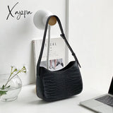 Xajzpa - Bags For Women Fashion Pu Leather Zipper Underarm Bag Ladies Simple Design Casual Travel