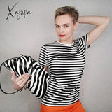 Xajzpa - Bags For Women Trend Clutch Dumpling Zebra Holographic Cloud Bag Pleated Pouch Tote