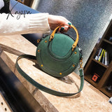 Xajzpa - Bags New Round Rivet Handbag High Quality Shoulder