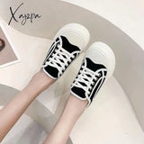 Xajzpa - Bao Head Half Slippers Woman 2023 Spring Summer Autumn No Heel Canvas Shoes Women Fashion