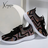 Xajzpa - Black Casual Sportswear Daily Patchwork Frenulum Round Comfortable Out Door Shoes Shoes