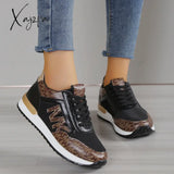 Xajzpa - Black Casual Sportswear Daily Patchwork Printing Round Comfortable Out Door Sport Shoes /