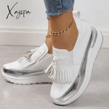 Xajzpa - Black Casual Sportswear Patchwork Contrast Round Comfortable Out Door Shoes Shoes Sneakers