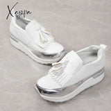 Xajzpa - Black Casual Sportswear Patchwork Contrast Round Comfortable Out Door Shoes Shoes Sneakers