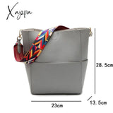 Xajzpa - Brand Designer Women Handbag And Purse Large Capacity Colorful Strap Shoulder Bag Pu