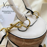 Xajzpa - Brand Graffiti Horseshoe Bags For Women High Quality Leather Shoulder Bag Luxury Purses