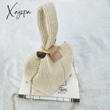 Xajzpa - Brand Straw Bags For Women Beach Bag Personality Crossbody Lock Handbag Lady Vintage