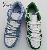 Xajzpa - Brand Women Sneakers Luxury Vulcanize Shoes Women Casual Footwear Zapatillas Mujer Light Flat Shoes Ladies Plus Size 43 44