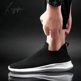 Xajzpa - Breathable Men Shoes Trend Flat White Casual Light Male Sneaker Luxury Footwear Vulcanize