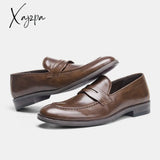 Xajzpa - British Style Man Loafers Comfortable Fashion Casual Shoes Summer Men Leather