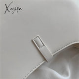 Xajzpa - Burminsa Half Moon Chain Shoulder Bags For Women Winter Trend Fashion Designer Simple