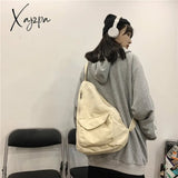 Xajzpa - Canvas Chest Bag Women Shoulder Messenger Unisex Crossbody Muliti Pocket Casual