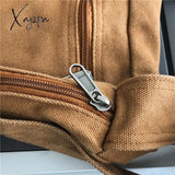 Xajzpa - Canvas Chest Bag Women Shoulder Messenger Unisex Crossbody Muliti Pocket Casual