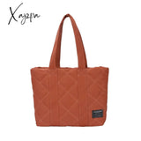 Xajzpa - Canvas Shopper Shoulder Bag For Women Soft Cotton Capacity Shopping Bags Fashion Female