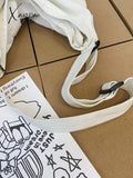Xajzpa - Canvas Shoulder Bag For Women Hobos Small Messenger Crossbody Casual Korean Style Handbag