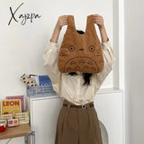 Xajzpa - Canvas Tote Bags For Women Corduroy Large Ladies Cotton Cloth Handbag Cartoon Print Female