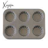 Xajzpa - Carbon Steel Flower Lace Bakeware Mold Fruit Egg Tart Glutinous Rice Boat Pie Cake Dessert