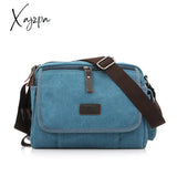 Xajzpa - Casual Canvas Men Small Shoulder Bag Vintage Satchel Retro Crossbody Sling For Leisure