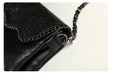 Xajzpa - Casual Crossbody Bag Female Messenger Bags Black Pu Leather Women’s Shoulder Chain Women