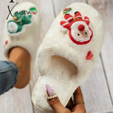 Xajzpa - Casual Living Patchwork Round Keep Warm Comfortable Shoes