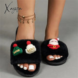 Xajzpa - Casual Living Patchwork Round Keep Warm Comfortable Shoes Black Style 3 / 6